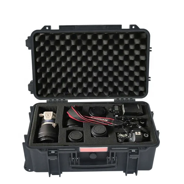 outdoor shockproof waterproof protective camera case plastic hard carrying case for DJ equipment audio mixer