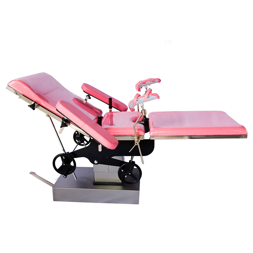 Mechanical Hydraulic Gynecology Operation Table Obstetrical Bed