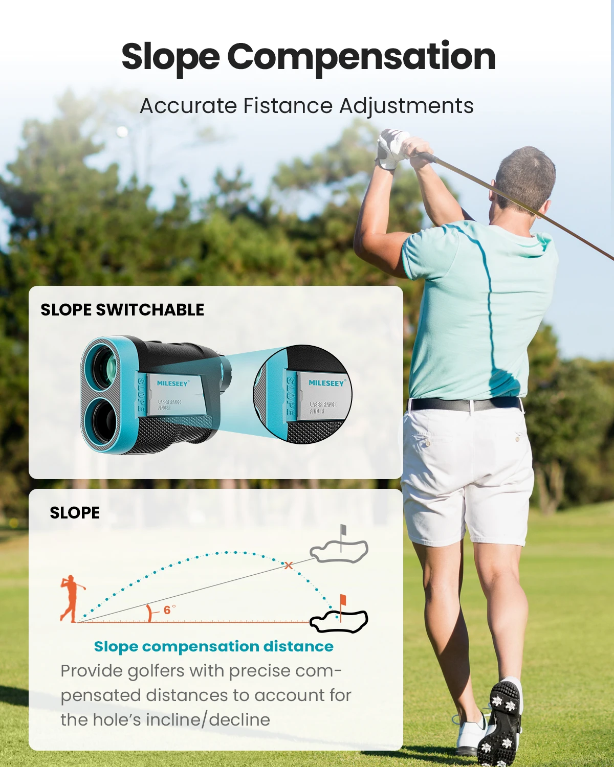 Sport Mileseey Rangefinder Golf Laser Range Finder Watch For Golf China Laser Rangefinder