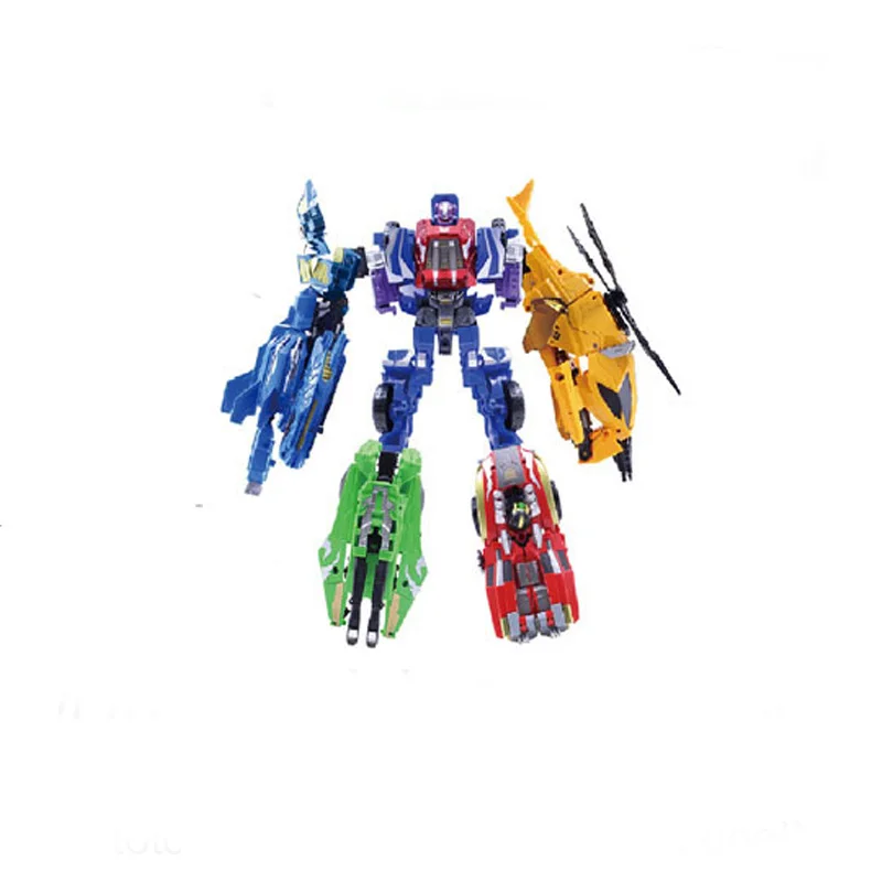 Christmas Hot Sale Toys Best Gift Transform Toys Figure 5 Can Combine 1 Deformation Robot