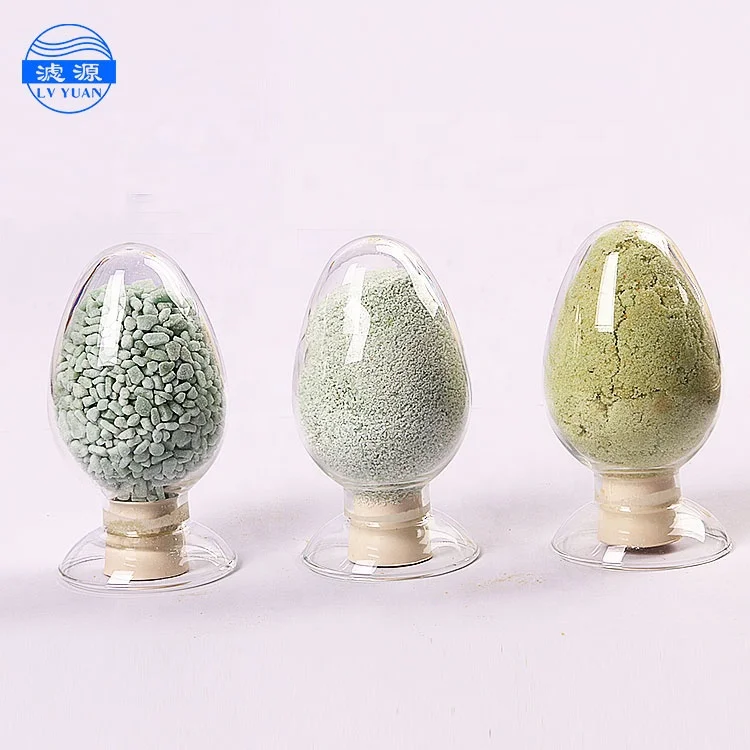 Lvyuan FeSO4.7H2O черный сульфат гептагидрат цена для очистки воды