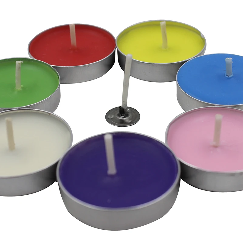 Portable Hot-sale Various Scents Paraffin Wax Tea Light Candle for Date Meditation Aromatherapy Festivals Boil Tea