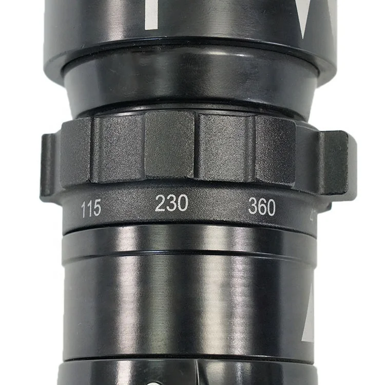 Легкое регулируемое противопожарное сопло выбираемое для пожаротушения