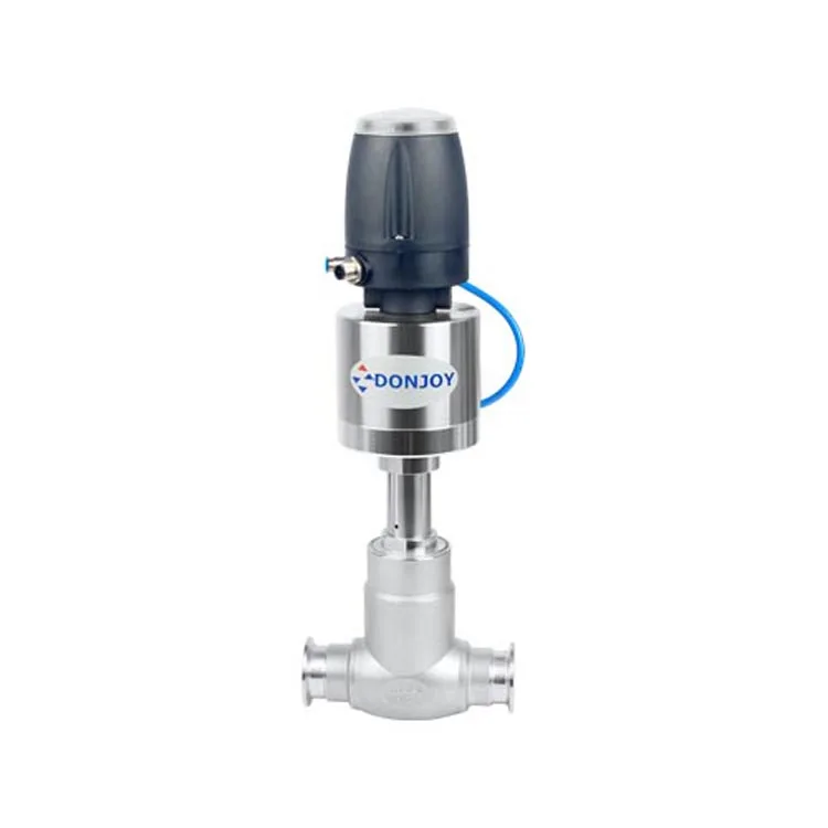 DONJOY sanitary shut off valve  PTFE steam globe type valve ss316l manual pneumatic shutoff valve  factory price