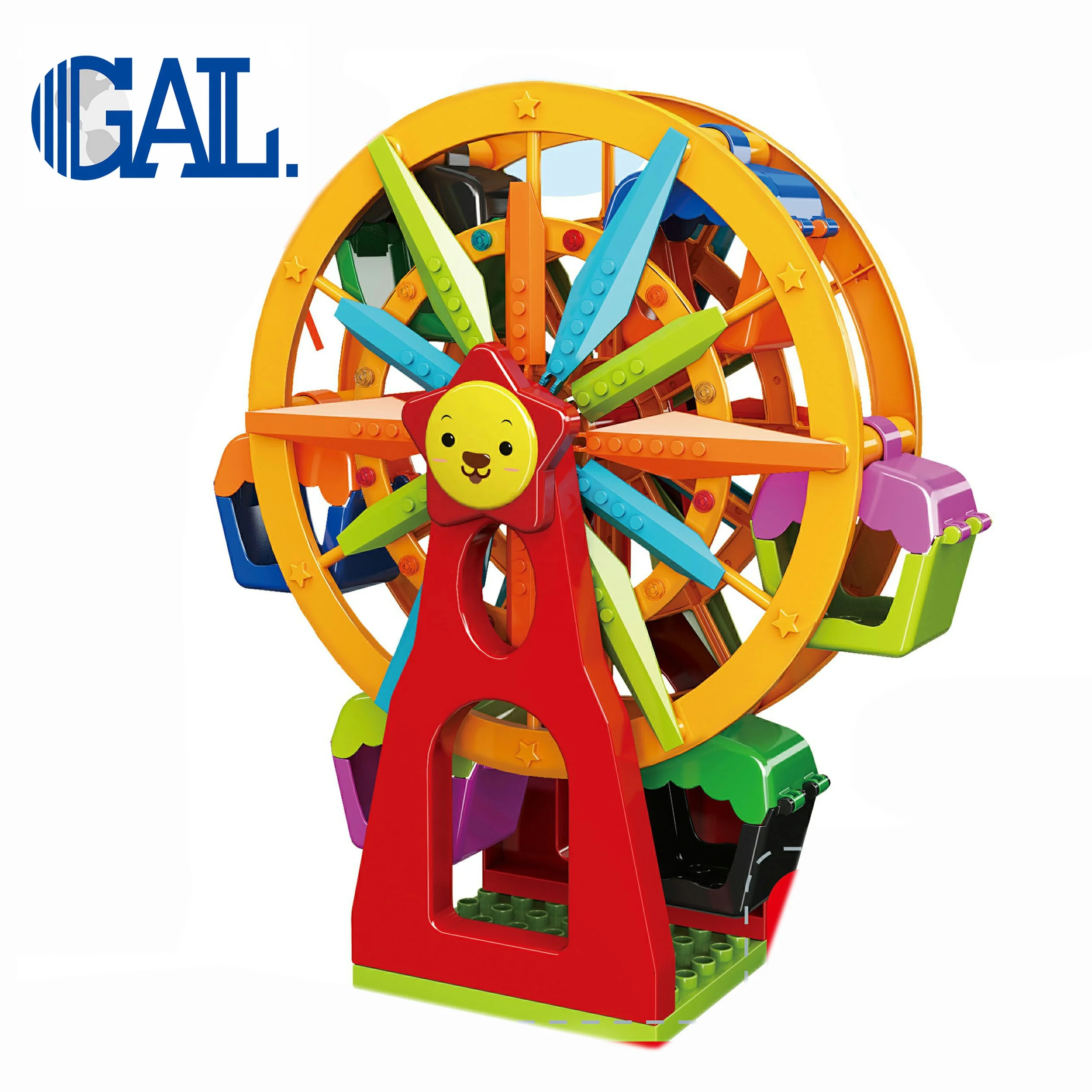 Fashion toy plastic building block Ferris wheel  good quality toys for kids