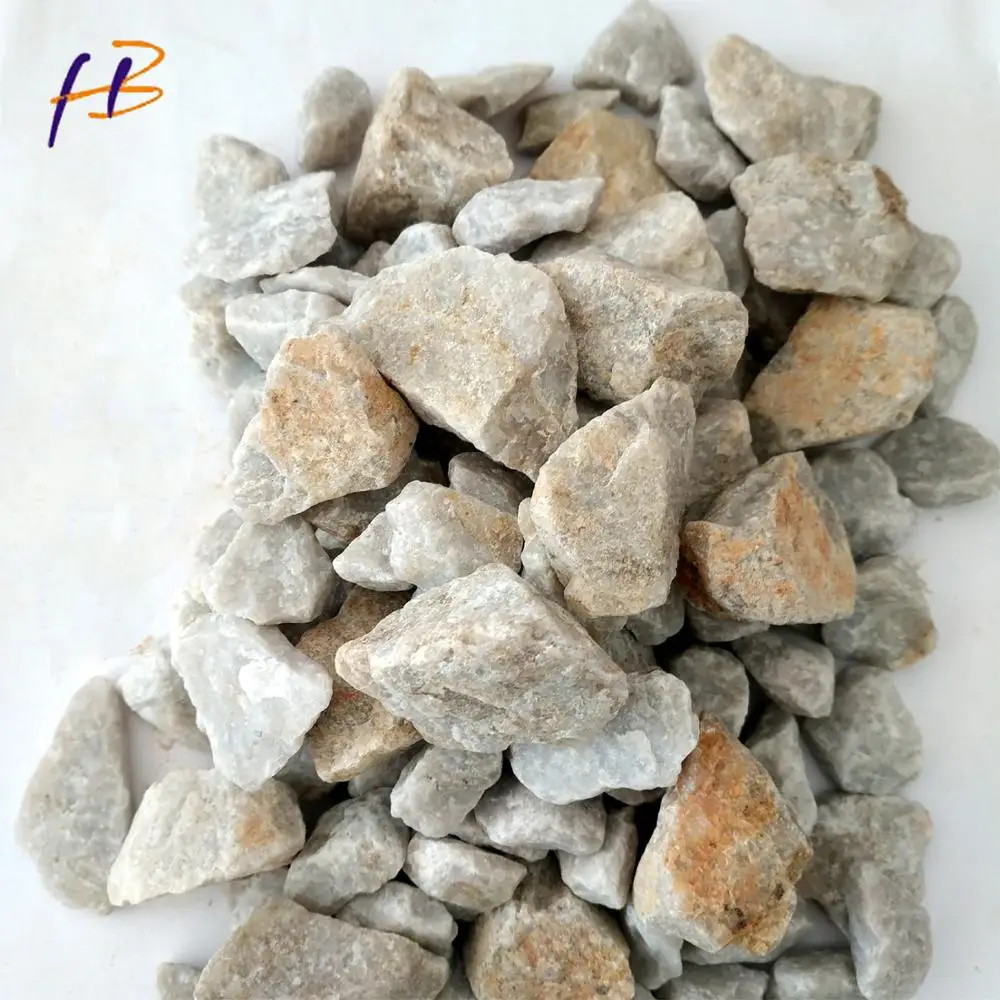 Silica Quartz lumps SiO2 97.5% /Snow White Lumps