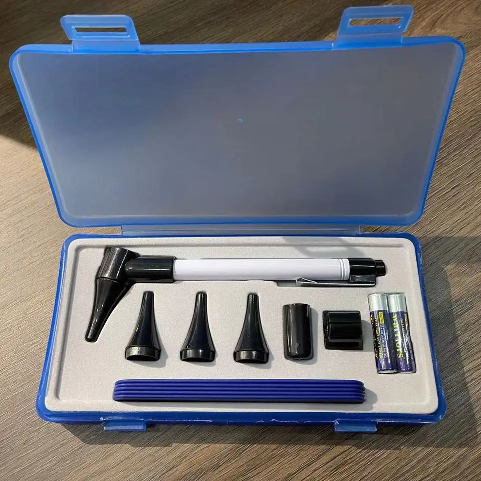 Hot Sale Cheap Medical Penlight Otoscope Ophthalmoscope Set With Tongue Depressor