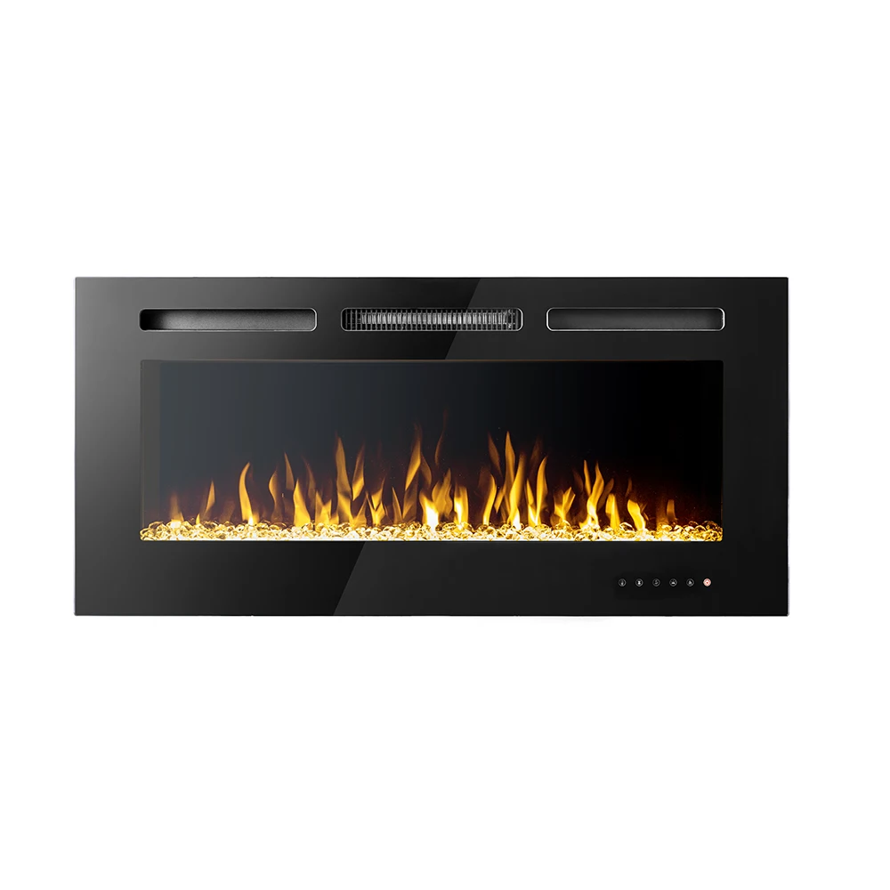 High quality 3D flame effect fireplace electric heater  touch control modern electric fireplace