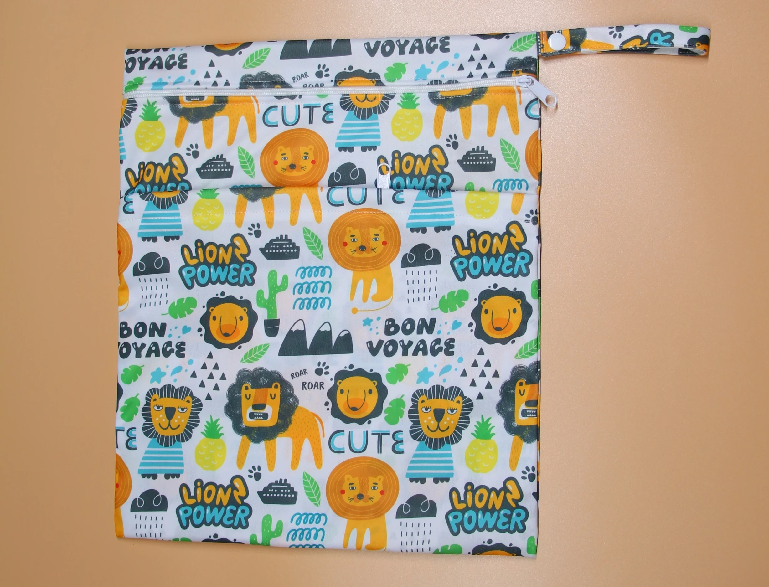 Новый дизайн 2022, влажная сумка на молнии, сумка для детских подгузников, водонепроницаемые двойные карманы, Влажные Сумки