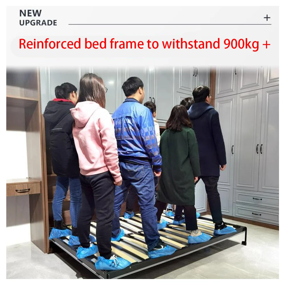 Modern Design Custom Hideaway Bed With Modular Wardrobe For Hospitality Industry Apartment Murphy Bed