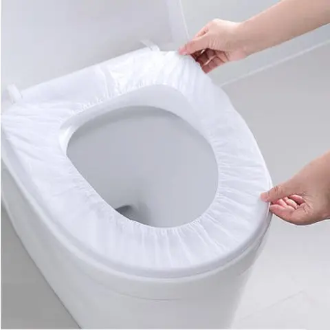 Disposable Travel Portable Hotel Clean Hygienic Toilet Seat Cover Non Woven Fabric