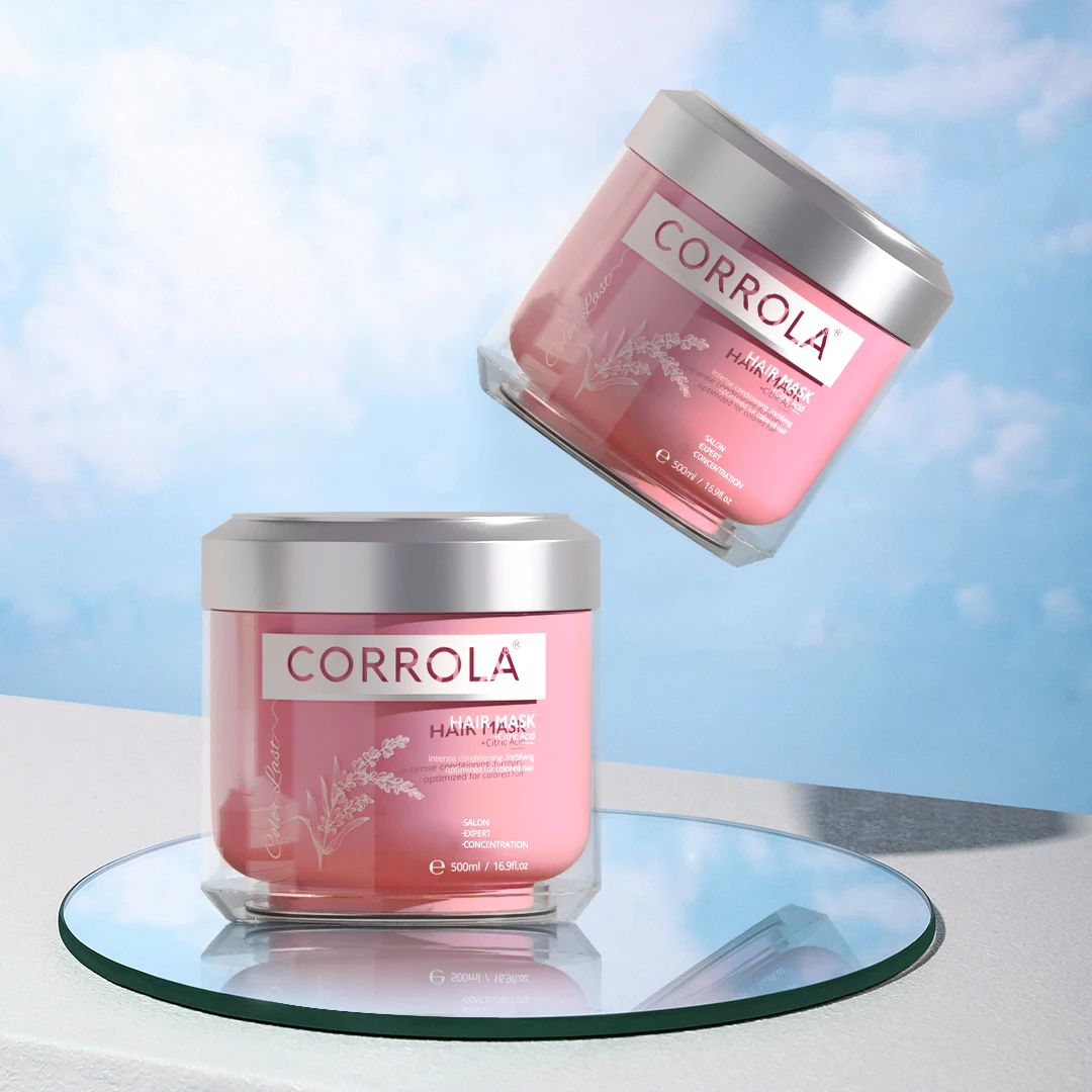 CORROLA Wholesale Keratin Citric Acid Hair Mask Color Protect Collagen Hair Treatment Mask