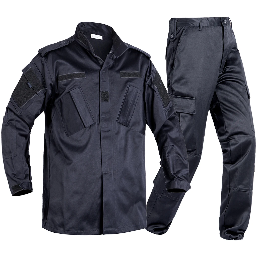 Оптовая продажа на заказ темно-синяя камуфляжная тактическая форма ACU одежда для тренировок открытом воздухе Боевая