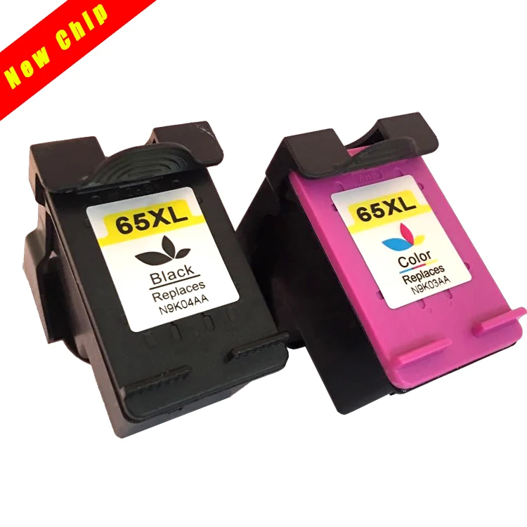 Zhuoyin compatible 65XL ink cartridge for hp65XL replacement use for Deskjet 3721 2220 2255 3720 3755