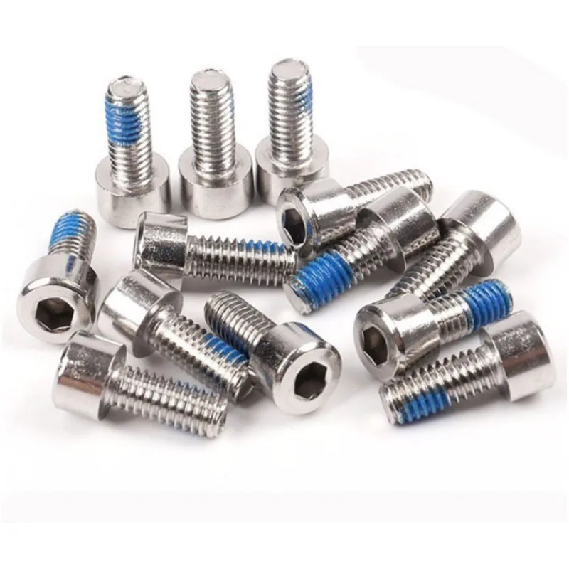 Stainless Steel Locking screws Nylon Patch Blue lock screw Anti-Loose Blue Nylon Machine Screw