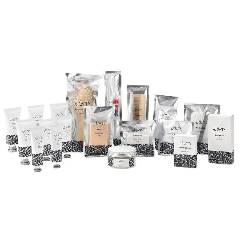 OEM Customized Private Label Luxurious Disposable Hotel Bathroom Amenities For 5 Stars Hotel