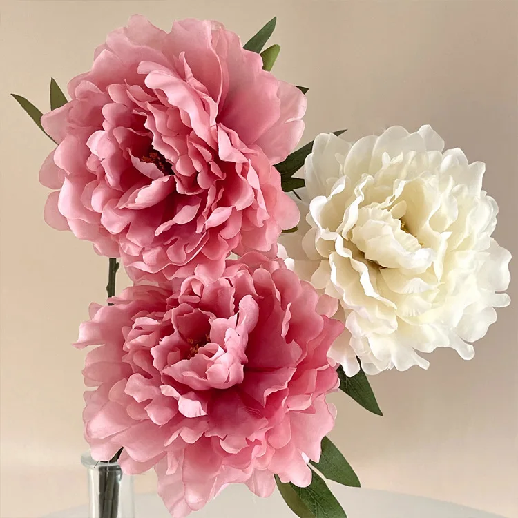 AD-101 Peony Flower Wholesale Best Selling Artificial Rose Peony Flower