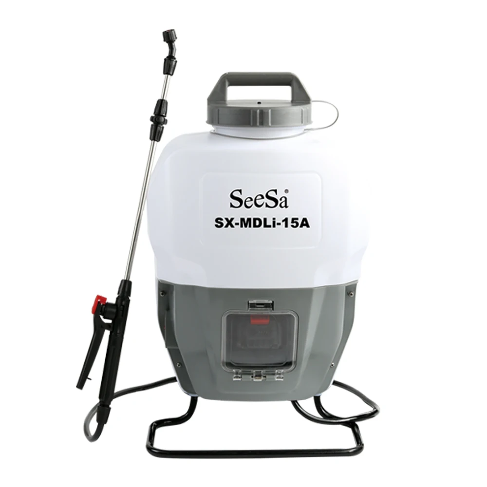 Seesa pulverizador agricola 15L garden knapsack battery operated pressure pump pest control sprayer