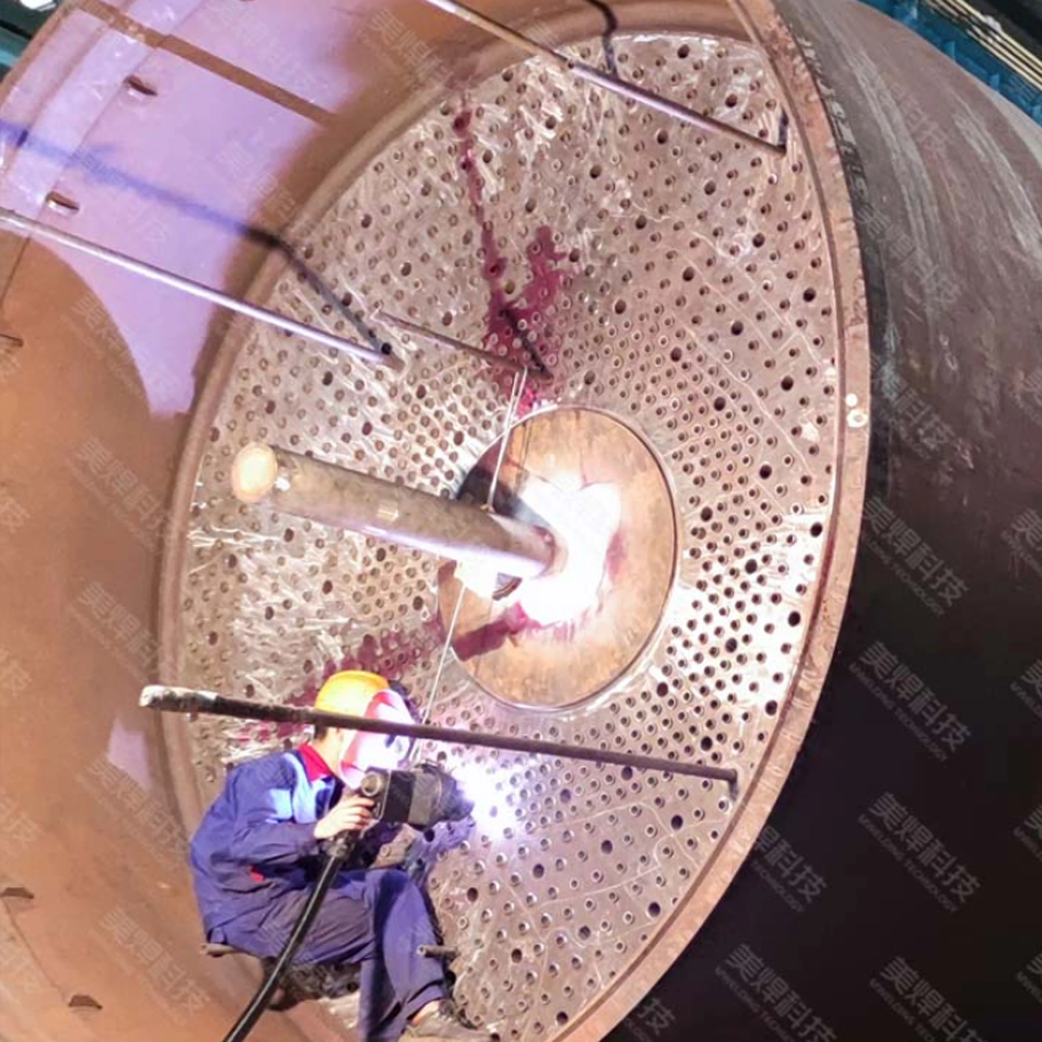 Automatic Tube To Tube Sheet Heat Exchanger Full Position Orbital Welding Machine MWP-65