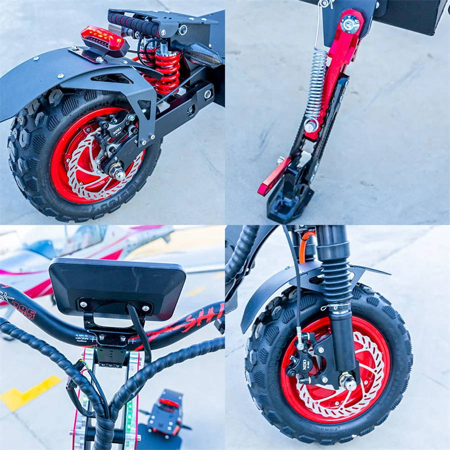 EU US AU Warehouse 8000W 10000W Powerful Adult 13 14 Inch Folding 72V Electric Scooter For Sale E Scooter