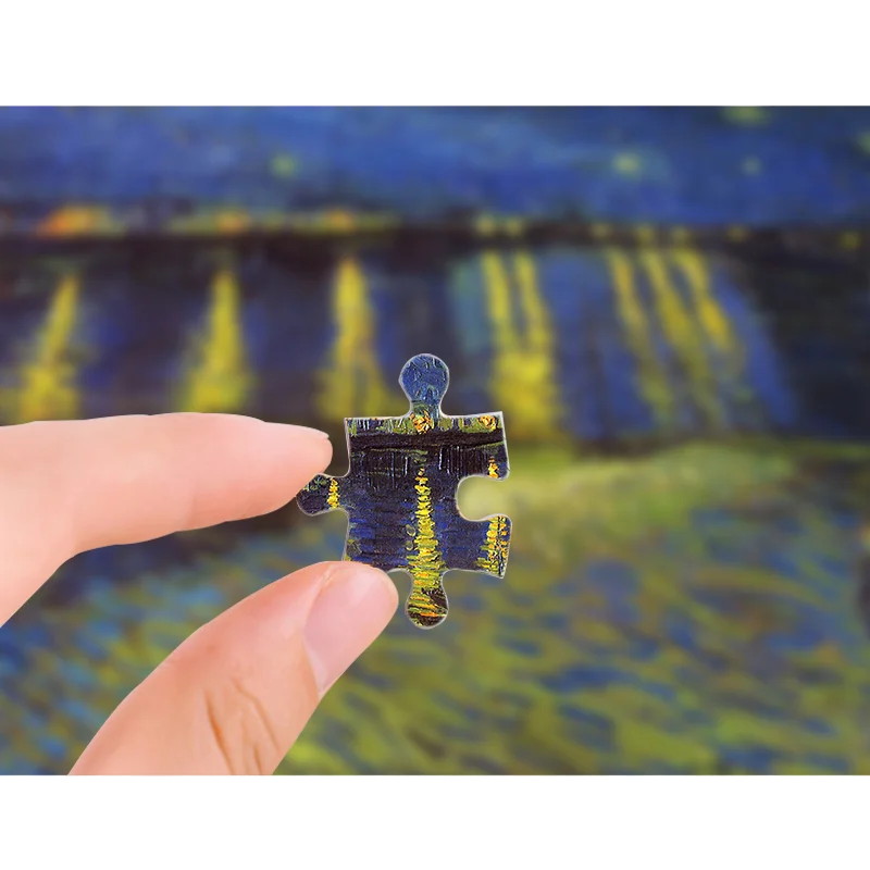 Star Wood puzzle education children adult casual board puzzle game starty night 1000 pieces of puzzle wall art