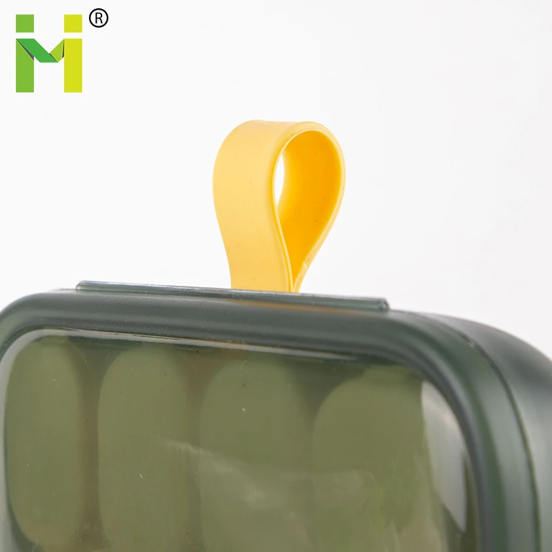 Logo pill storage box container organizer case wholesale pp travel pocket pill box