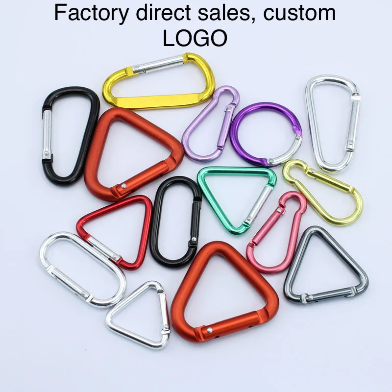 Light Weight  Colorful Hiking Customized Mini Climbing Carabiner