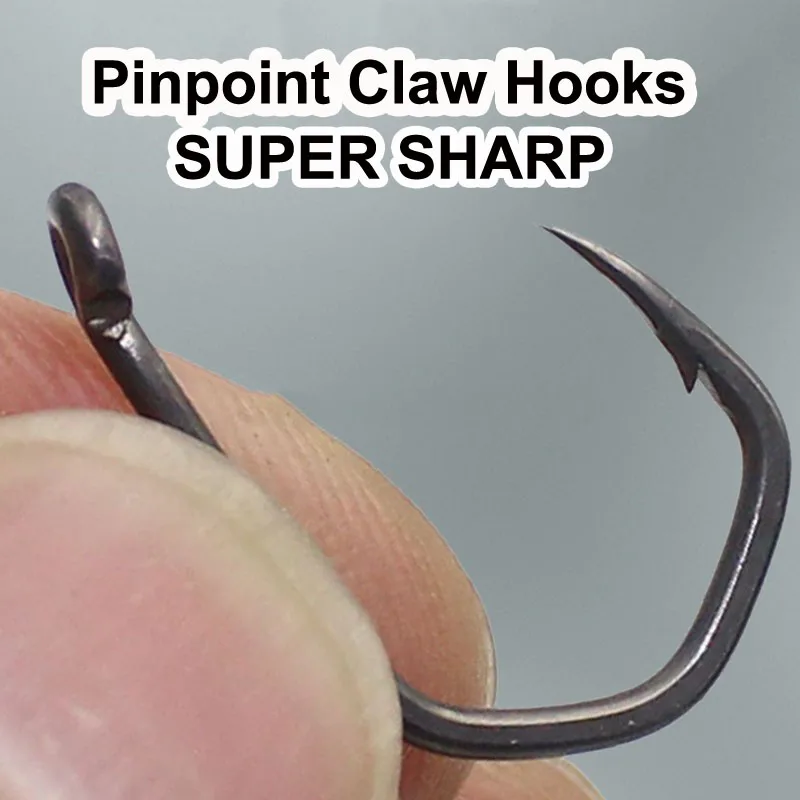 PTFE Coating  Barbed Hook Claw Hooks For  Carp  fishing
