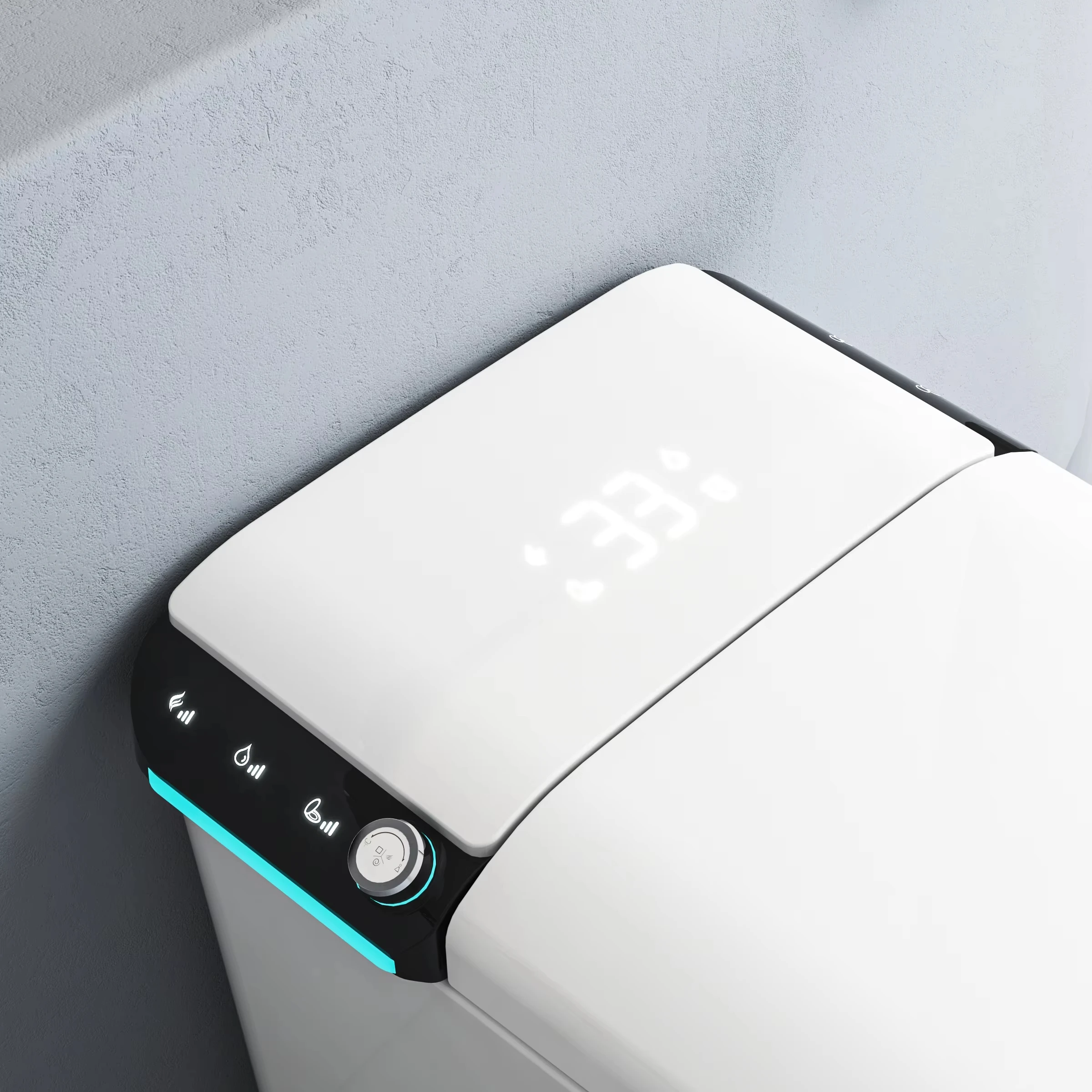 Canada Modern smart floor toilet commode electric wc bathroom ceramic automatic intelligent floor toilet bowl