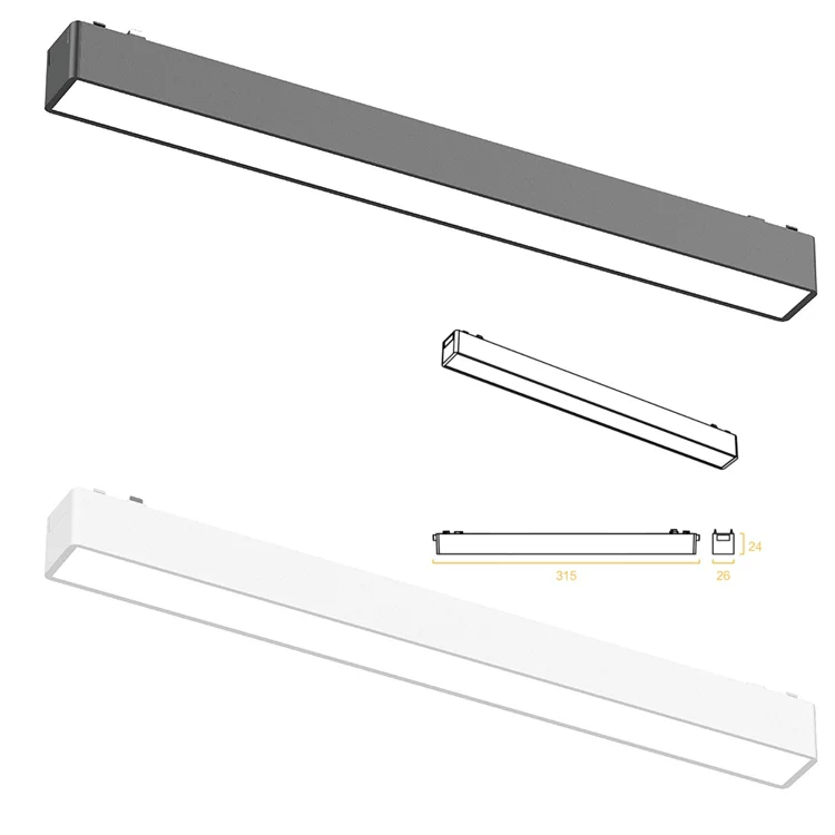 Cob spotlight housing New Designer Recessed Indoor Lighting 3000k 3500k 4000k 5000k 6000k Dc48v Commercial Home Linear Dimmable