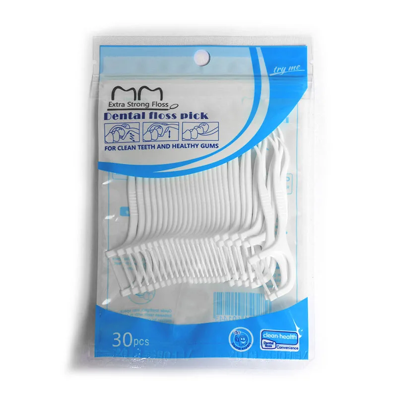 Easy Glide Interdental Oral Hygiene Product Pla Nylon Dental Floss Pick Holder