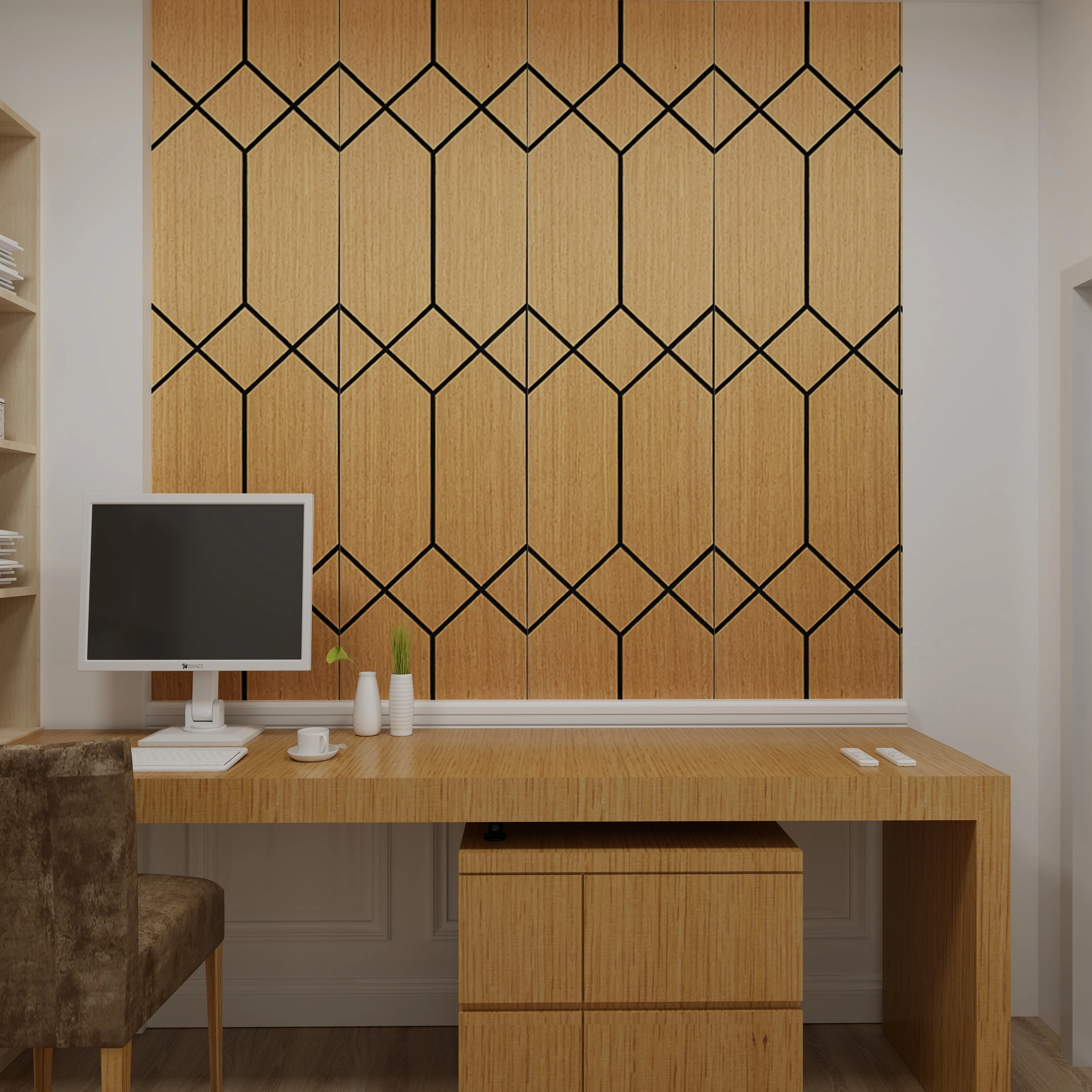 KASARO High quality lightweight wall panel and unique design custom carved pattern wallboard