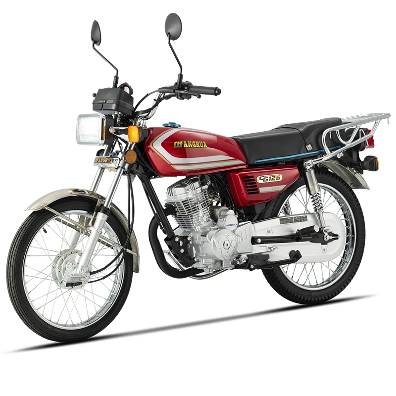 Changhua Factory custom quality 125cc 150cc gasoline motorcycles scrambler motorcycle Red black chopper motorcycle for adults