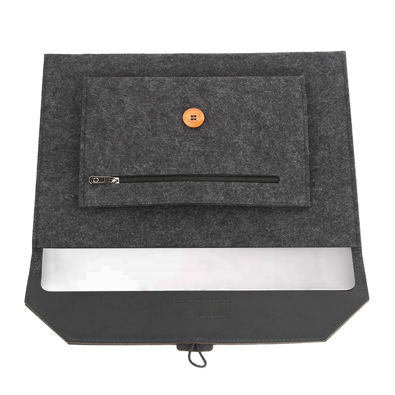 HongJun custom briefcase felt bag business laptop fashion Official document bag for men women formal occasion