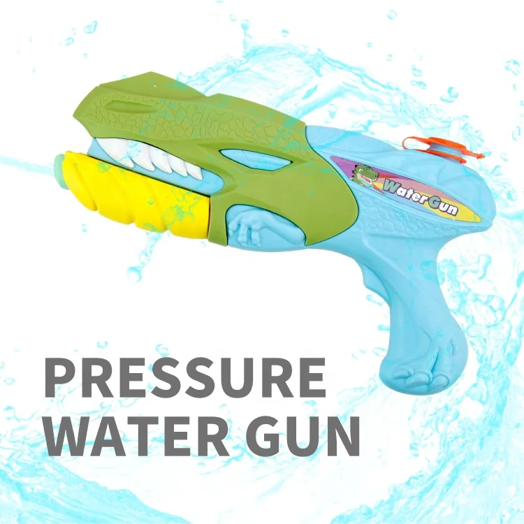 2024 Newly Outdoor Toys Pressure Water Gun 2-colors Mixed Range 8-10M with Capacity 450ML