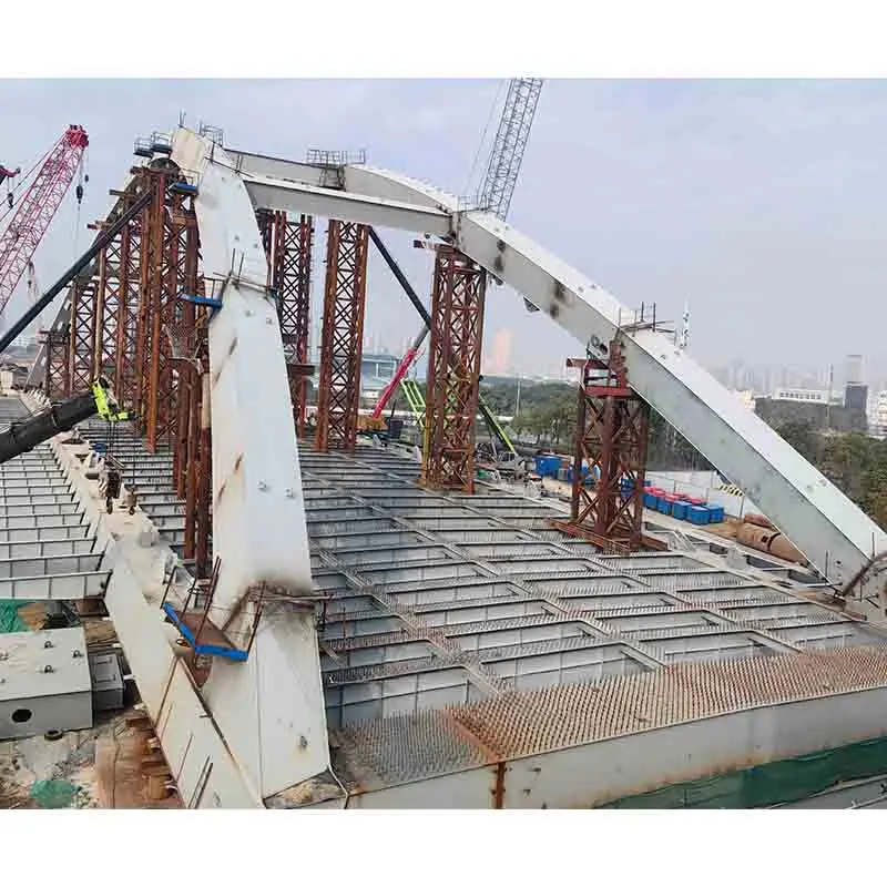 Steel Structure Pedestrian Bridge Construction