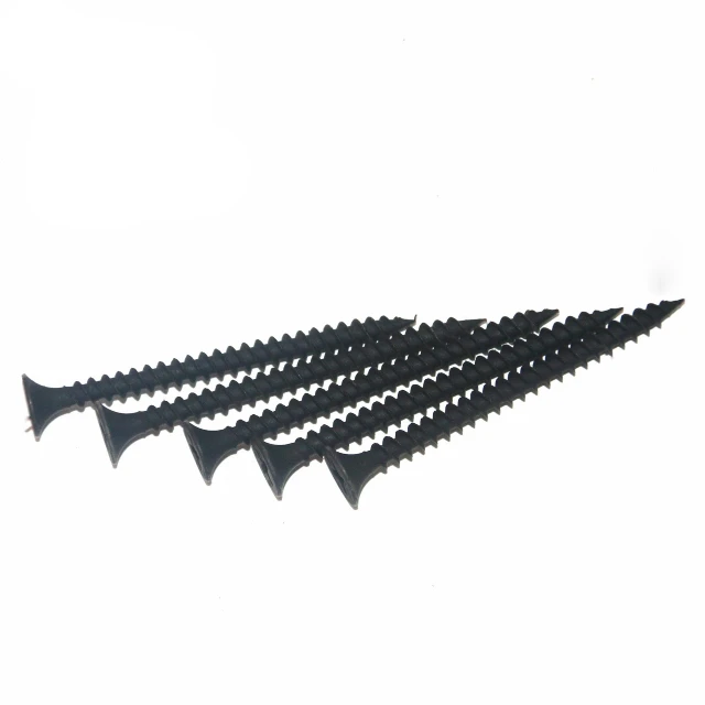 Chinese manufacturer wholesale drywall screw C1022A Black grey  Phosphating3.5*25mm
