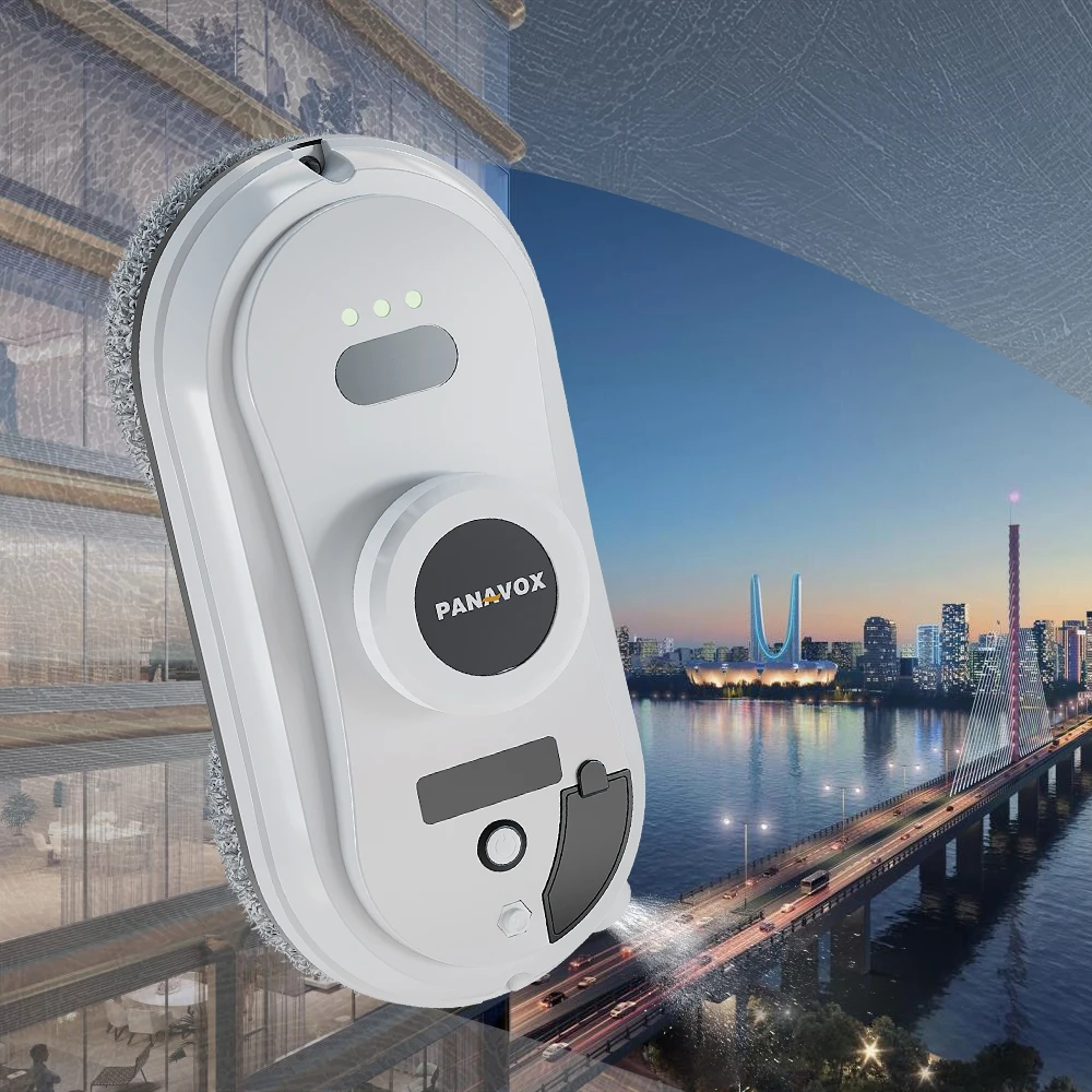Huidi Wet and Dry Window Cleaning Robot Home Appliance Handheld Vacuum Cleaner with US Plug for Household Use