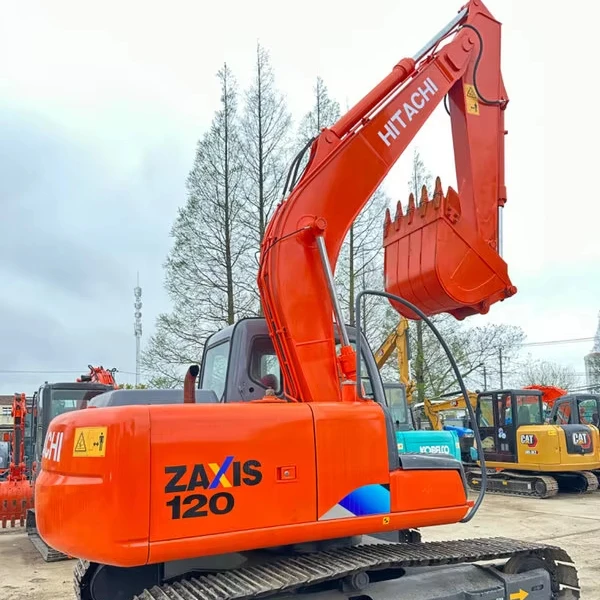 RuiLan Hitachi ZX120 ore trench excavation Excavators Earthmoving Hydraulic Crawler Used mini Excavator for Sale