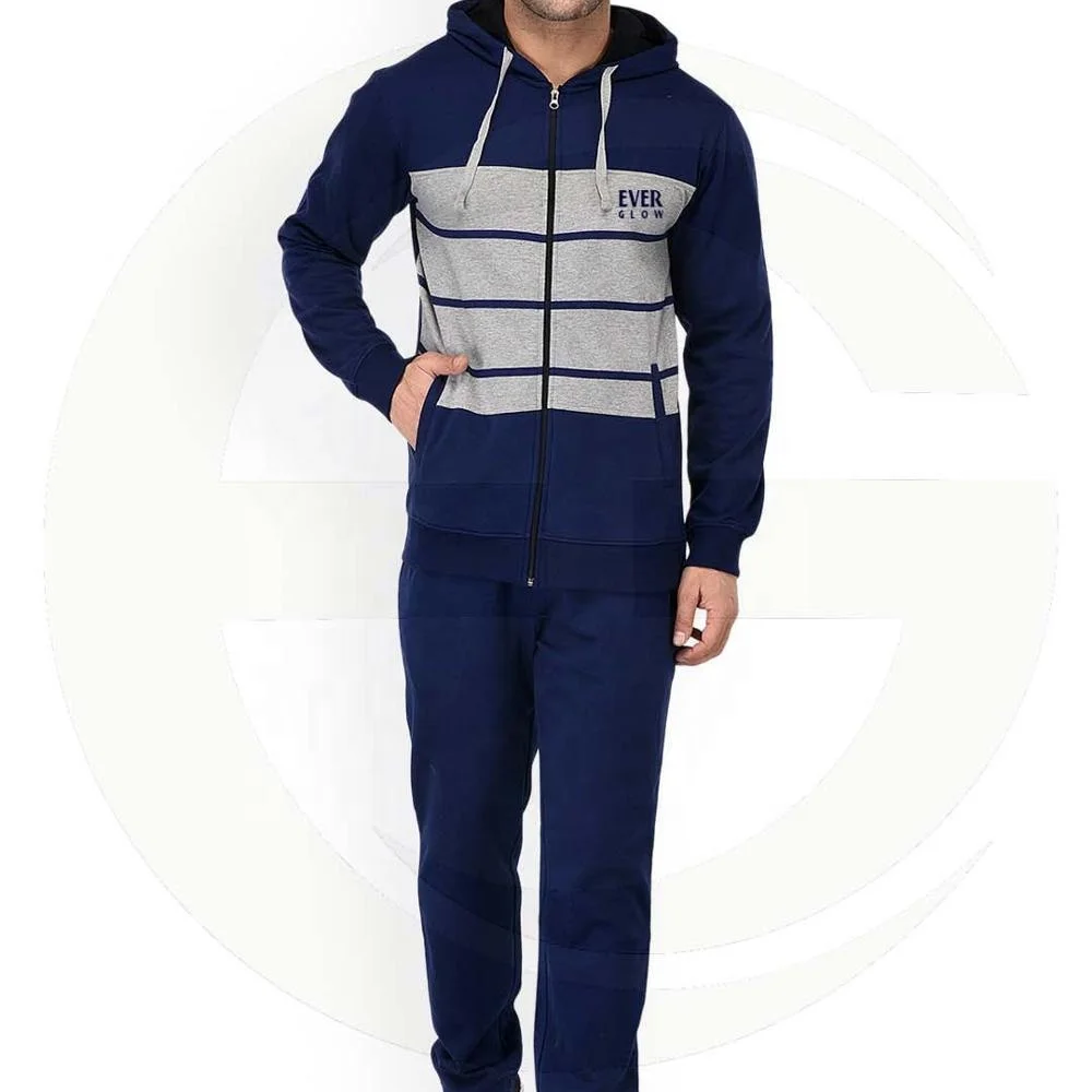 Extra Pocket and Long on Pant Fashionable Adult Age Sport Tracksuit Male 2 Piece Suit Jacket With Hoodie Pants