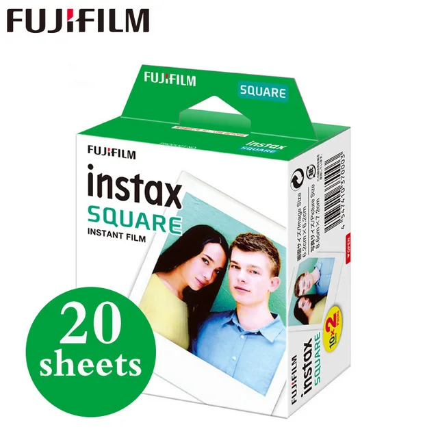 Fujifilm Instax квадратная SQ1 гибридная мгновенная фотокамера цветная Мини пленочная печать камера белая рамка