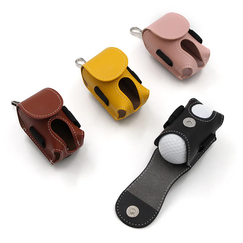 2023 Korean Outdoor Portable Polyester Zipper Smile Golf Mini Ball Bag