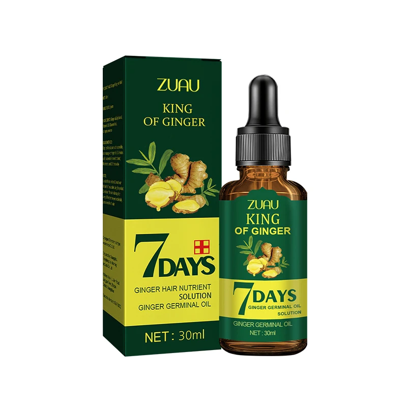 Good price 7 days hair growth ginger serum hair loss treatment oil organic germinal Hair Growth serum