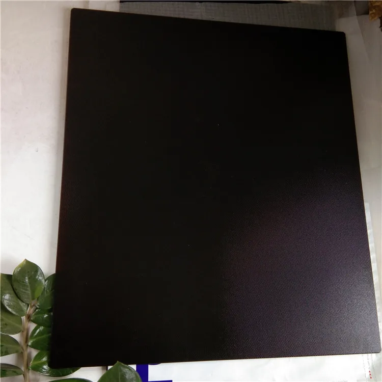 High Temperature Resistance Black Ceramic Glass Panel Sheet For Induction