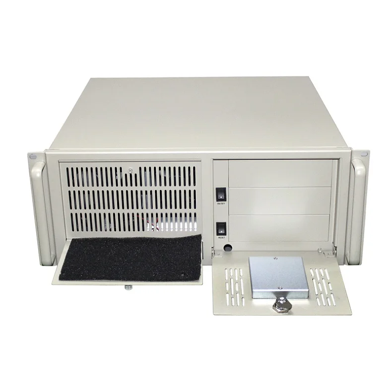 4u Rack Mounted ATX Server Chassis With Lock For Data Protection Industrial Srver Case