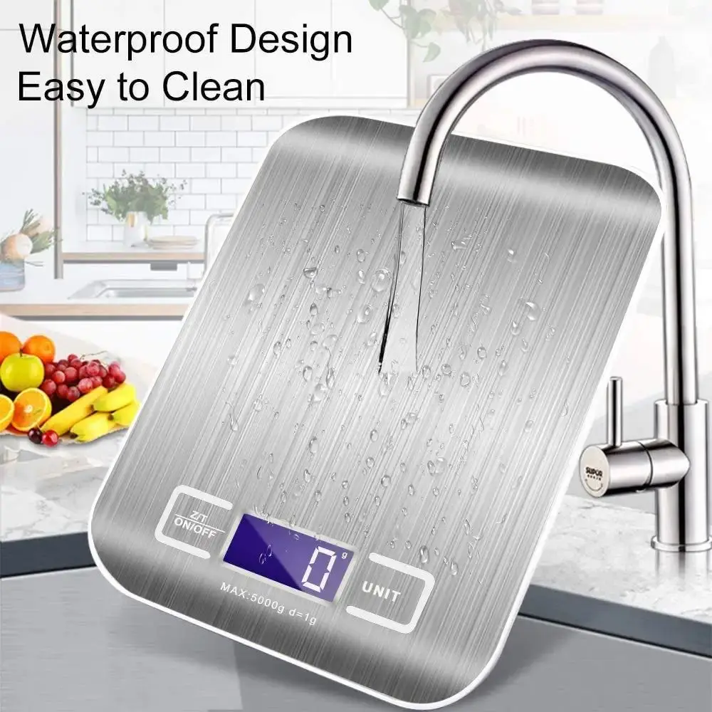 Best Price Stainless steel Health Digital Kitchen Scale Waterproof Food Weighing Scale