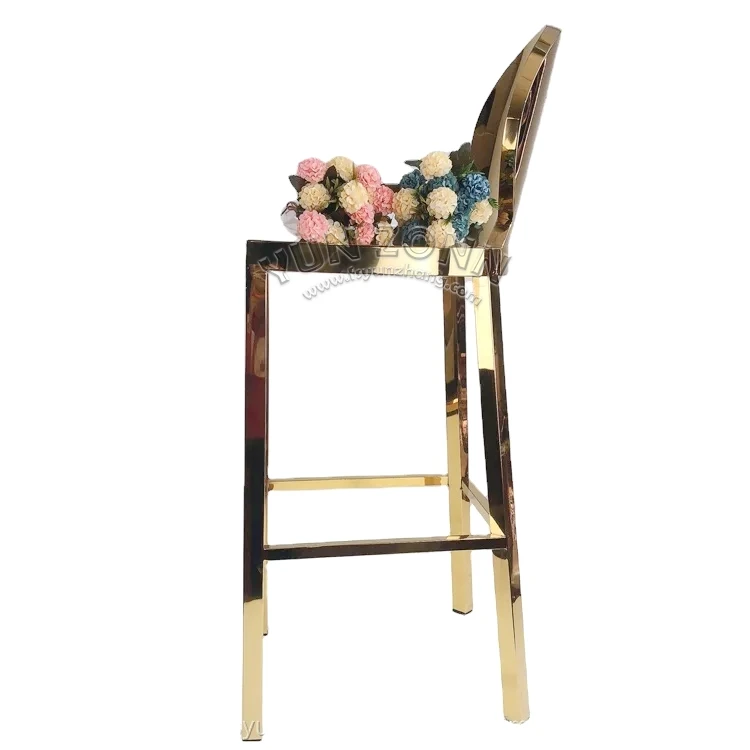 China High Quality Stainless Steel Bar Stool Vintage Industrial Design for Home Hotel Kitchen Dining Hall Use