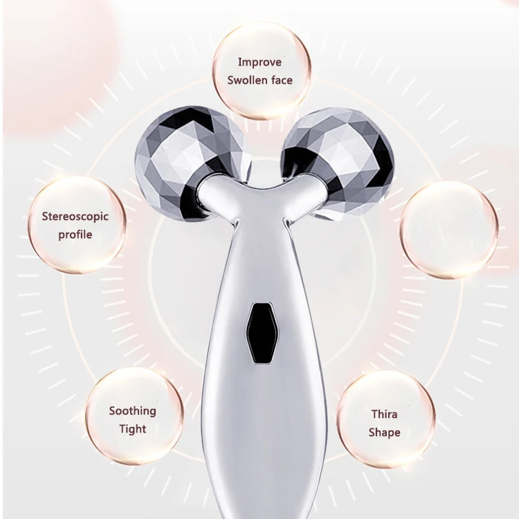 
3D Magnetic Face Roller Massager 360 Dregrees Face Massage Roller Facial Massager 