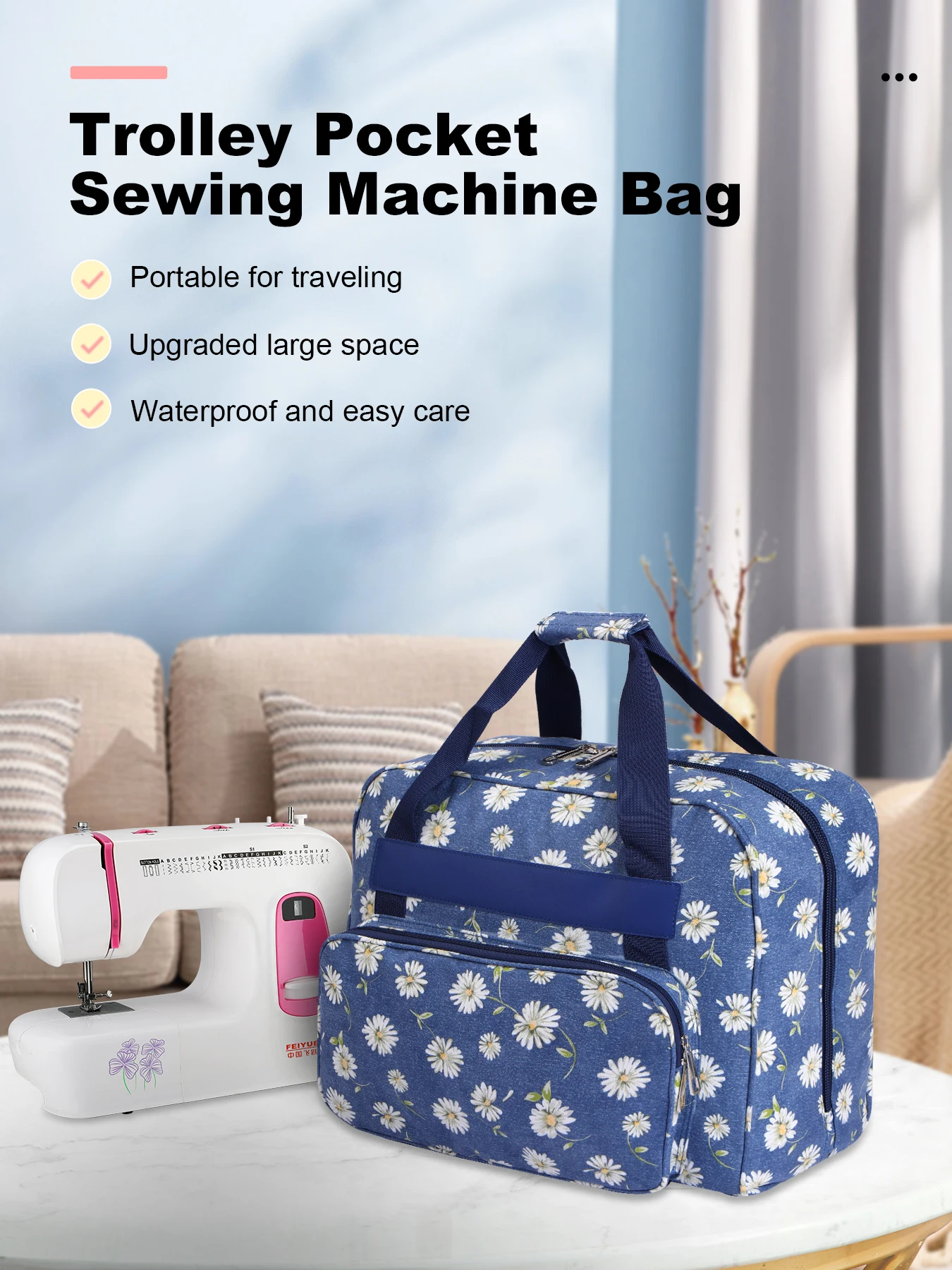 New Arrivals Bag Sewing Machine Portable Hand Bag Sewing Machine Hang on the Luggage