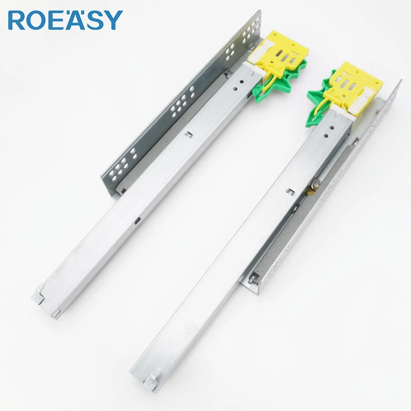 ROEASY US-033 3D Регулируемый нажимной Выдвижной кронштейн сверхмощный полноразмерный металлический выдвижной ящик